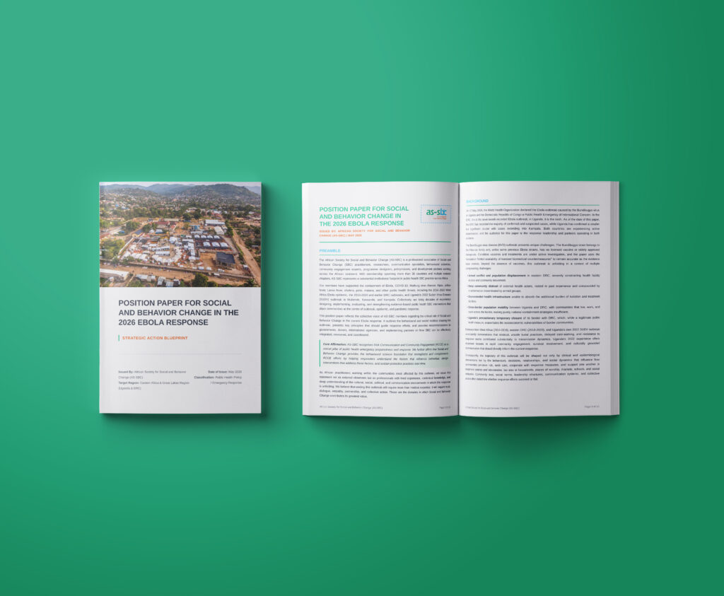 Position paper for social and behavior change in the 2026 Ebola response